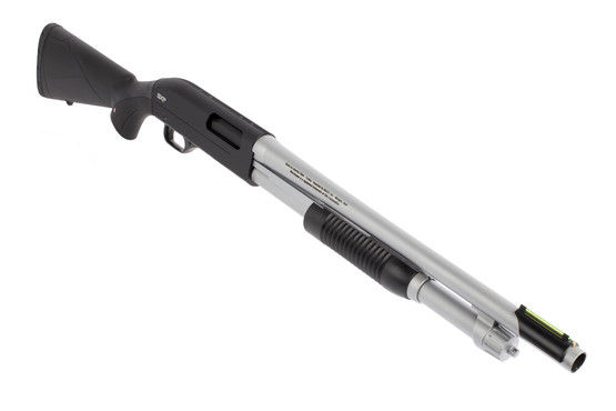 Winchester SXP Marine Defender 12 guage pump action shotgun with high visibility fiber optic front sight bead and synthetic furniture